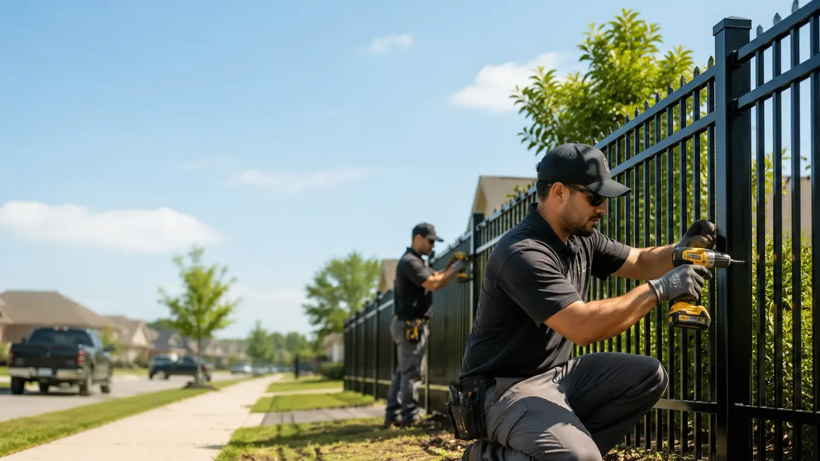 Metal Fence Installation in Wake, VA